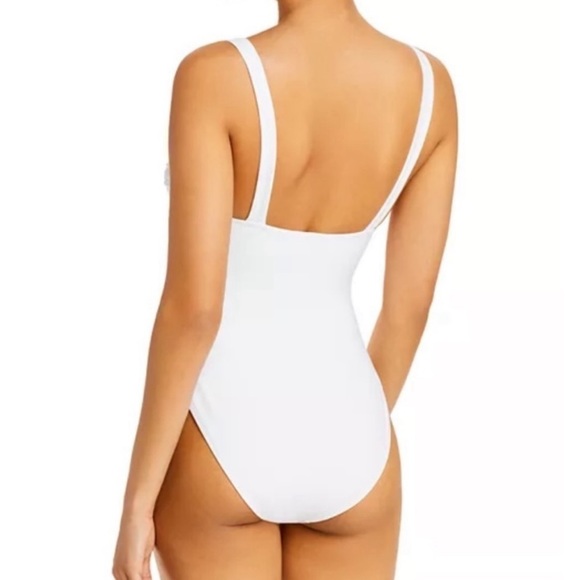 Norma Kamali Twist Mio Bodysuit Size M Nwot $165 - Picture 2 of 9